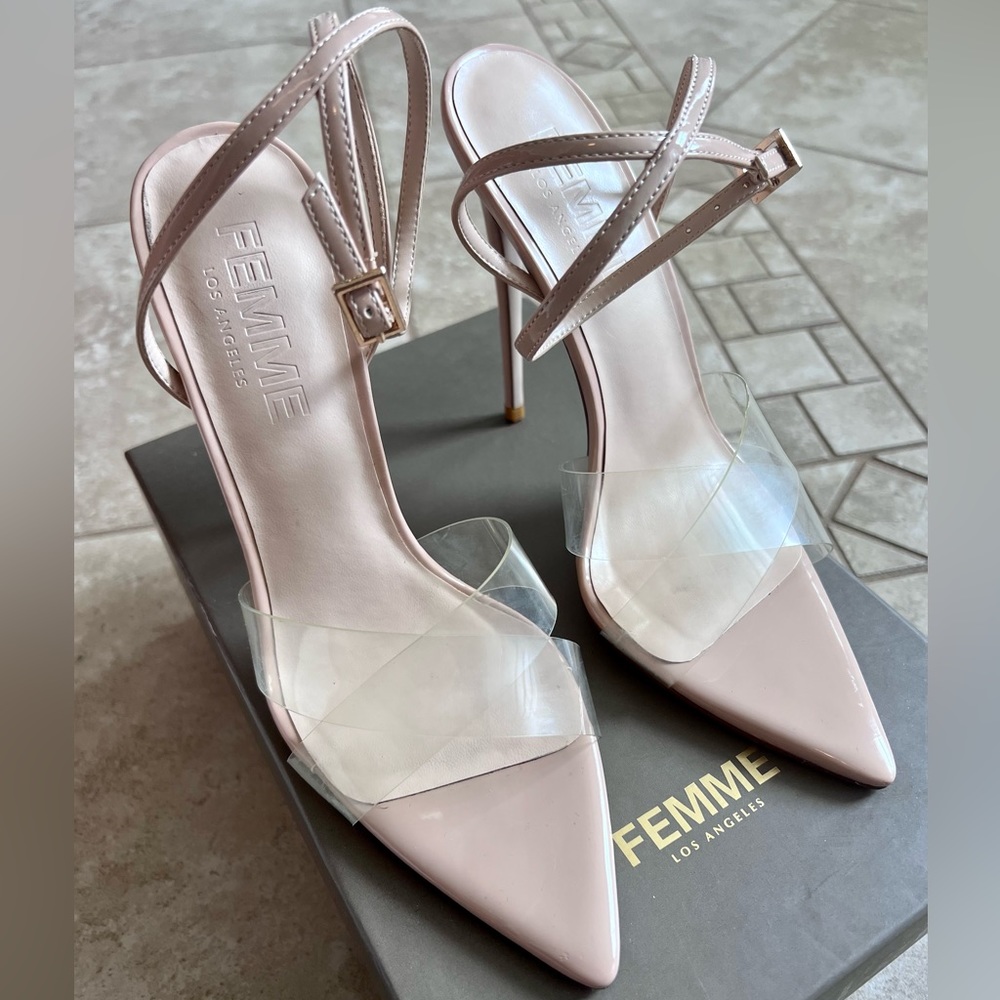 La Femme Gia Heels Nude 37